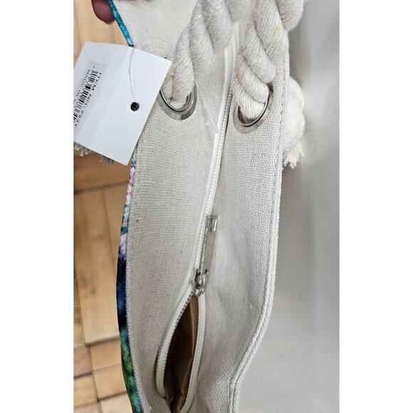 Beach Bag Women Large Beach Pool Tote Bag, Waterproof Rope Handles Zipper, NEW - Picture 4 of 6